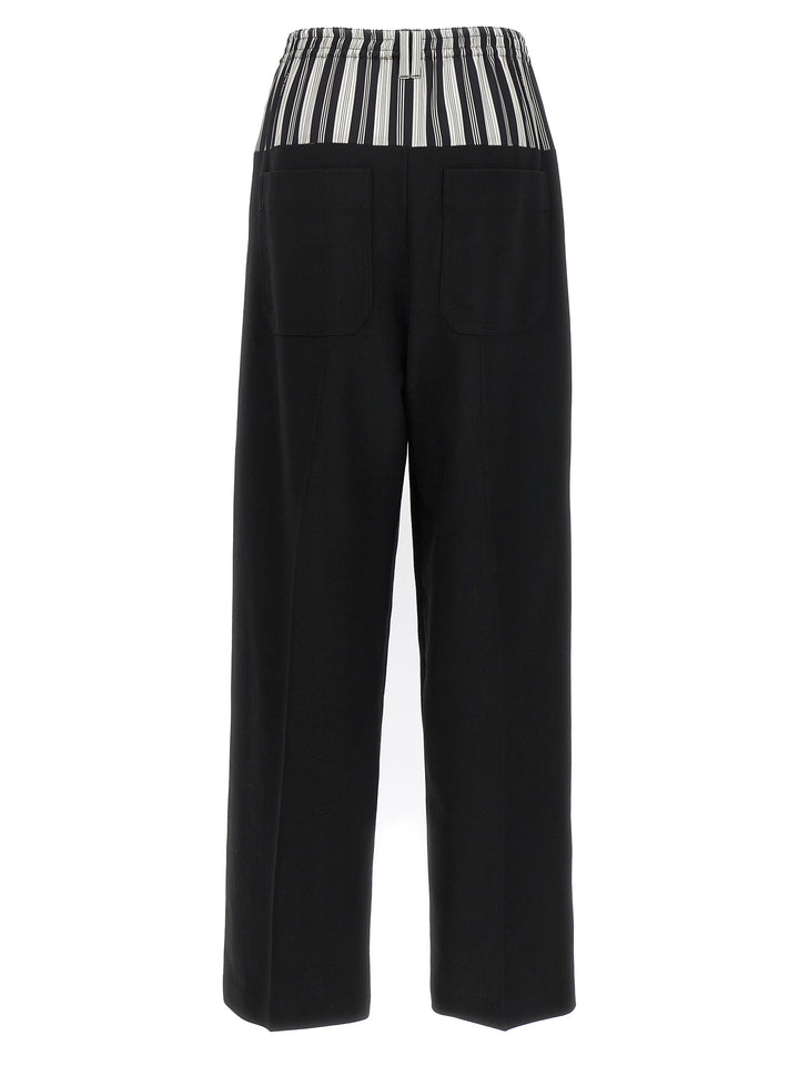 Fendi Basque Trompe L'oeil Pants - Black | b3dd874b26fa747b6c79bb74f712056f2a5f89ed