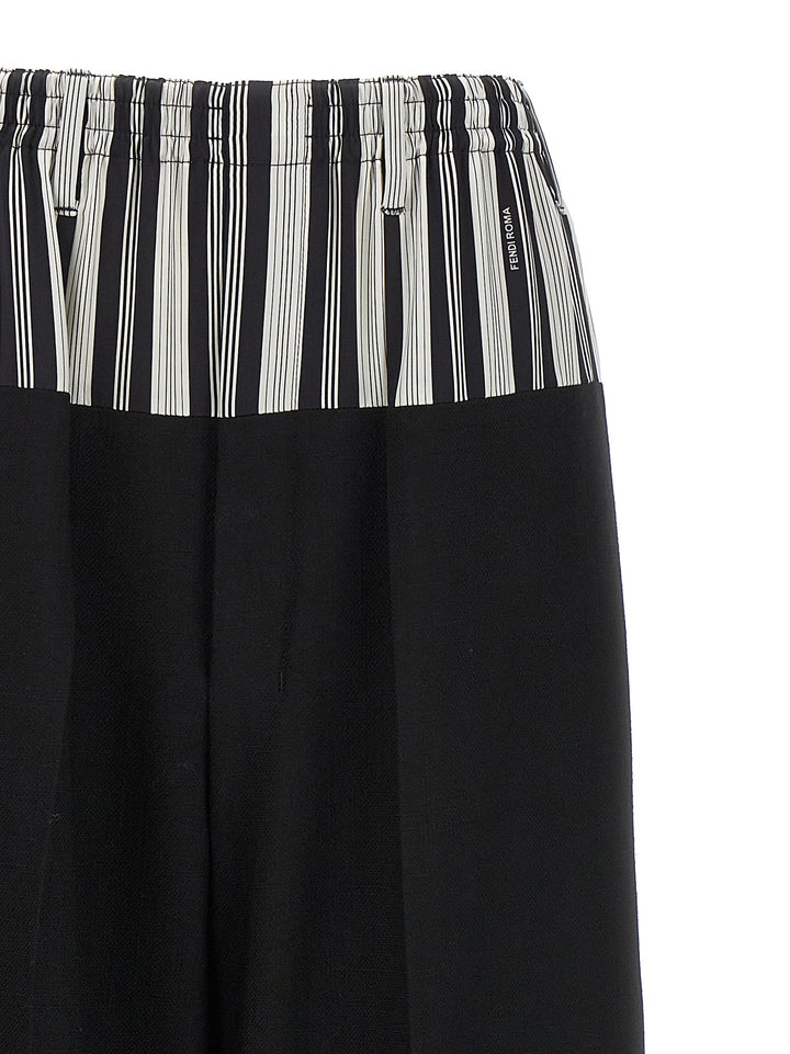 Fendi Basque Trompe L'oeil Pants - Black | b27fc0aa937a8f51fdf0ca3e8474bb615d906d2a