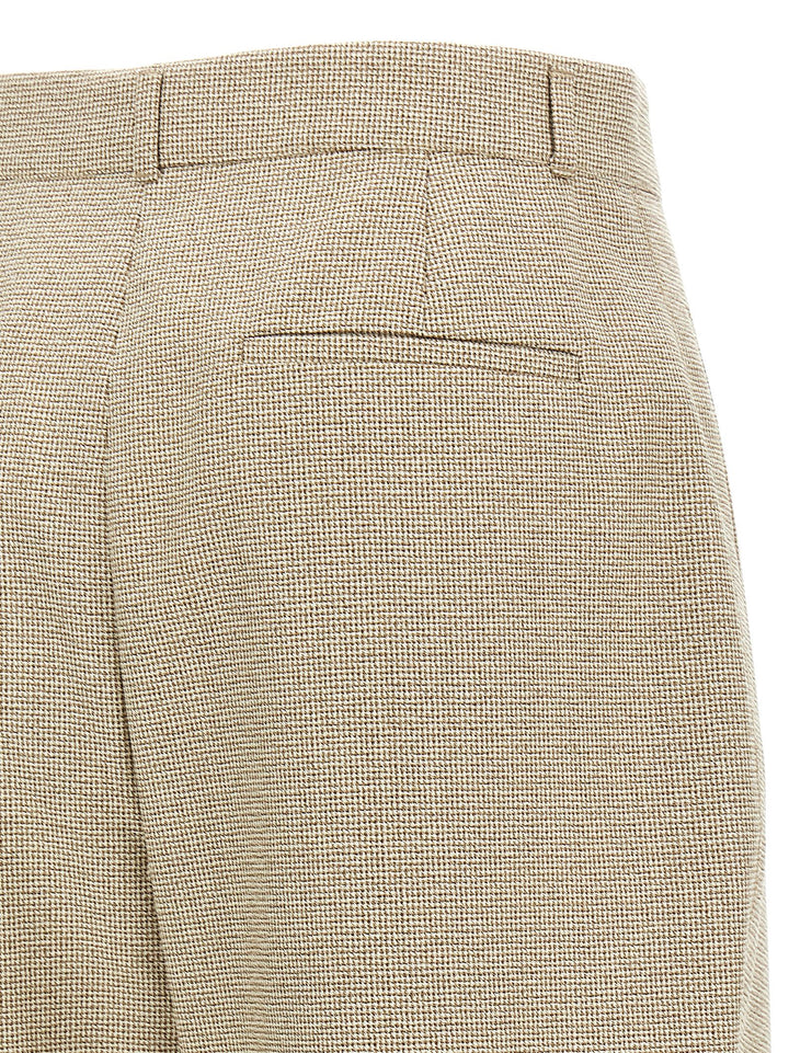 Fendi Micro Check Trousers Pants - Beige | 06d7e3c087d6f9b6aa0e9b8a16a2c985de557cc8