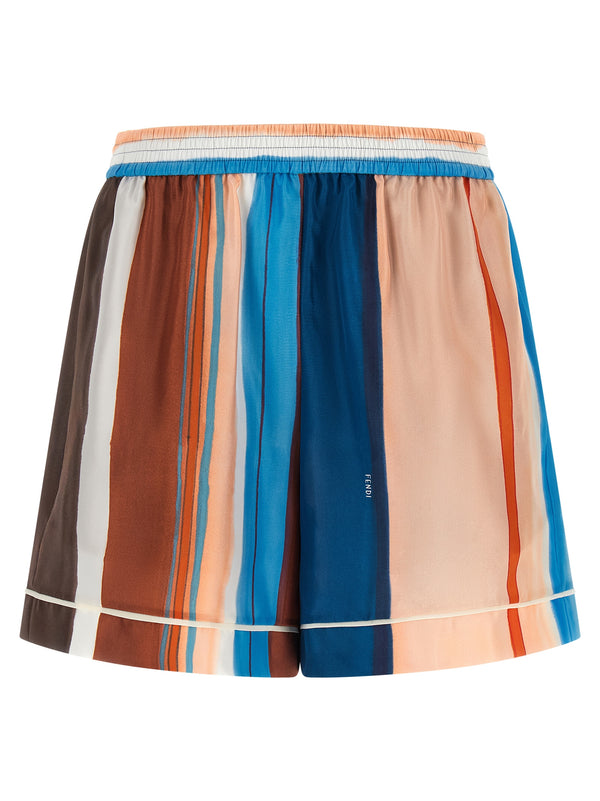 Venetian Stripes Bermuda And Short Multicolor