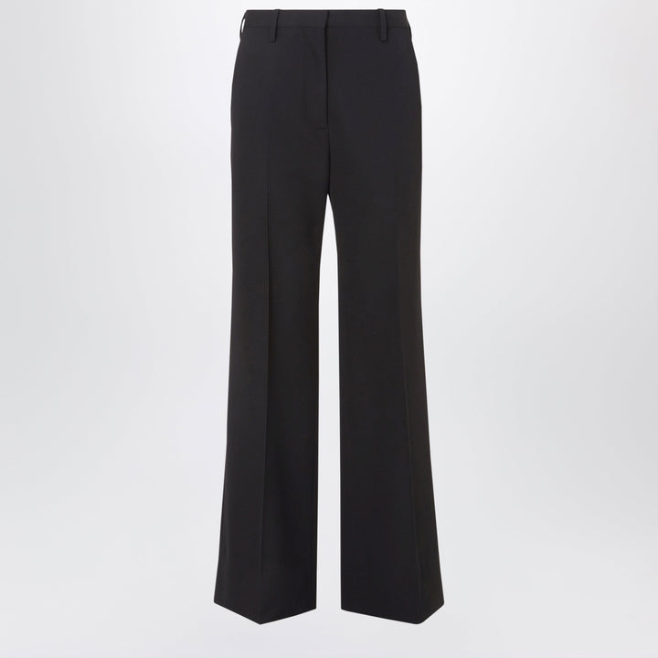 Fendi Tailored Trousers In Black Virgin Wool