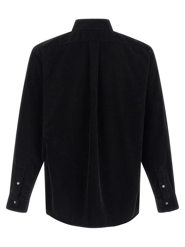 Fendi Corduroy Shirt Shirt and Blouse - Black | 32eb1860f51c06194bf351e36cc1a1ddc18fb428
