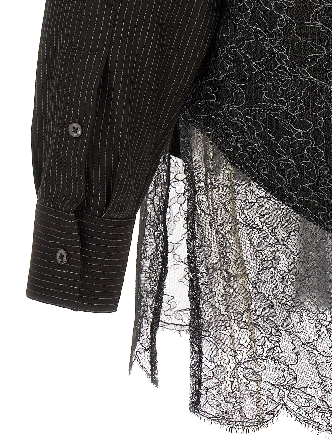 Fendi Wool And Lace Shirt Shirt and Blouse - Brown | 0105e40d76f4a7699d972900c6c679ed912bd31f