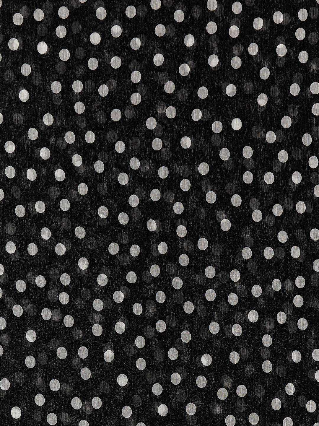 Dolce & Gabbana Polka Dot Chiffon Scarf Scarves and Foulards - White/Black | 3732bd4546ee73ff8ad59055b72aeff34b94d915