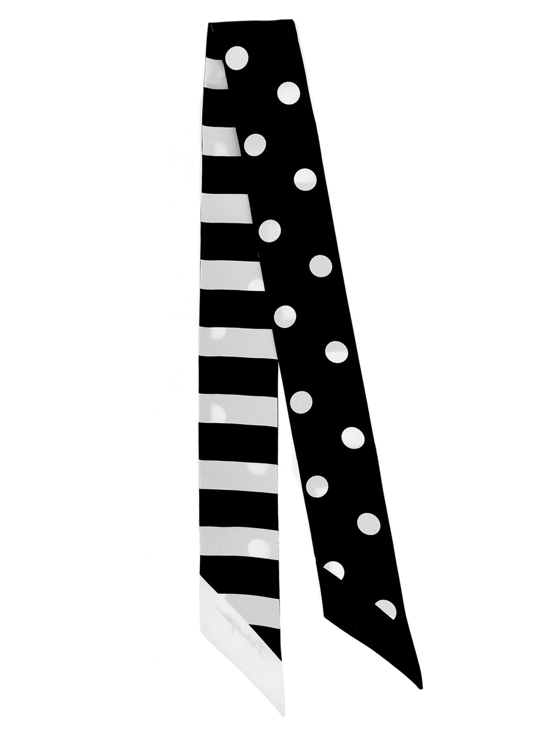 Mambo Scarves, Foulards White/Black