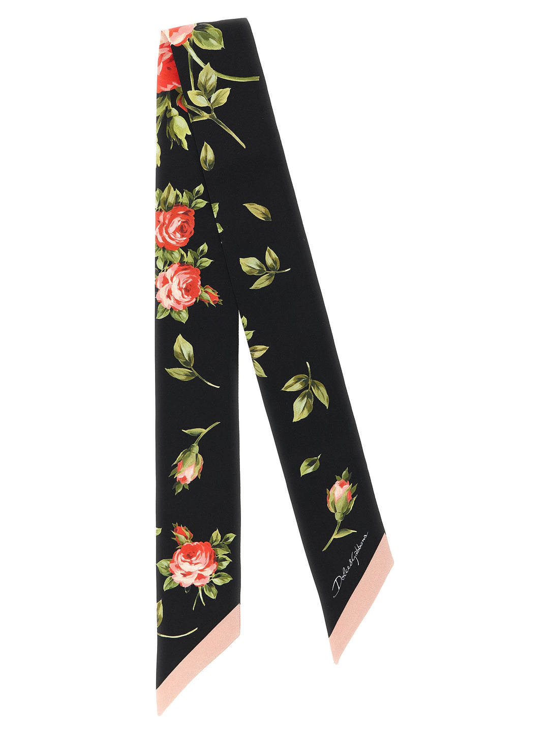Dolce & Gabbana Bouquet Rose Scarves and Foulards - Black | 4d5f67d9154f21bda054867ebd3d0cd85f0c5efb