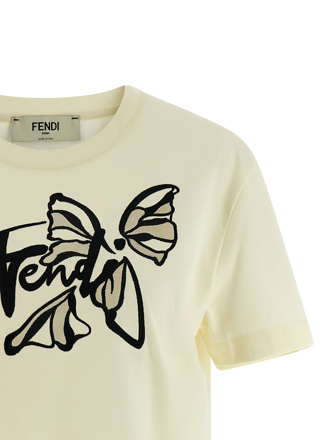 Fendi Nightfly T-shirt - Beige | 51c093bc0d5dc046c0e18619dd2c25f7d200d419