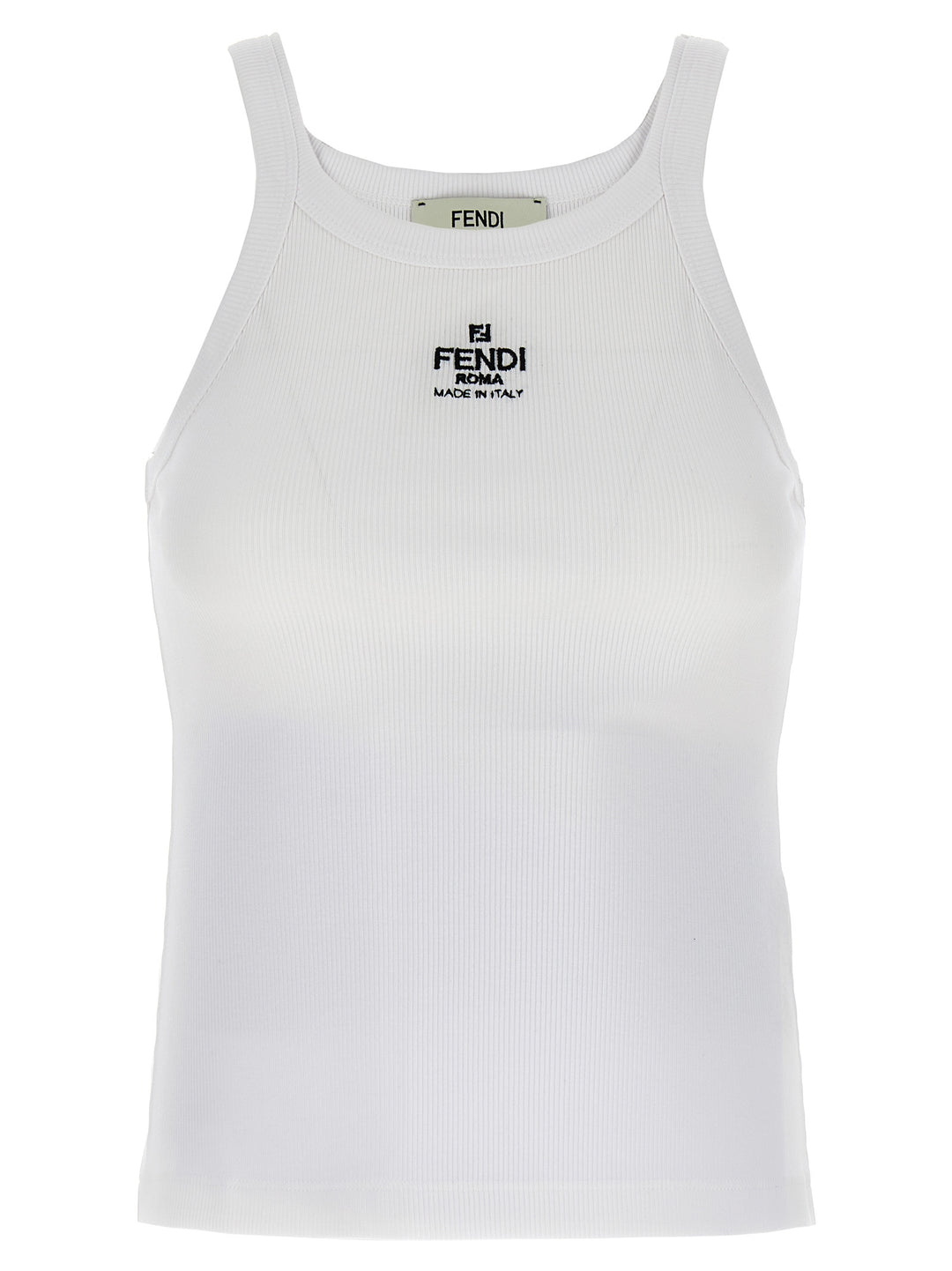 Fendi Top Logo Tops - White | a3bad6e2e5f854b4b873febe3755200aefcff39e