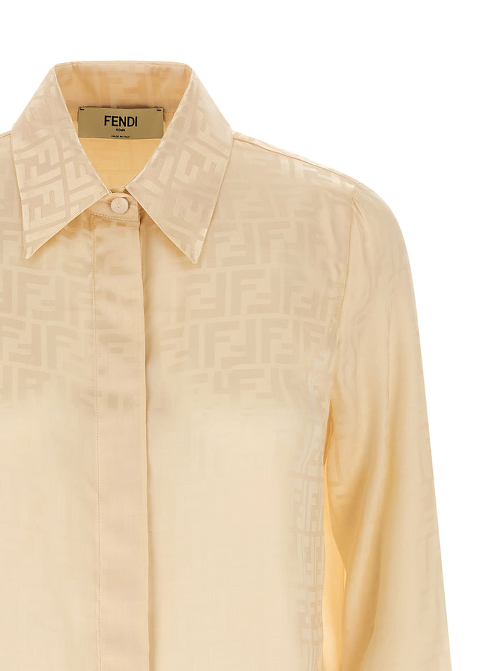 Fendi Ff Shirt and Blouse - White | b9bb2d0389e1937d07eb3e960355df0f713a4a85