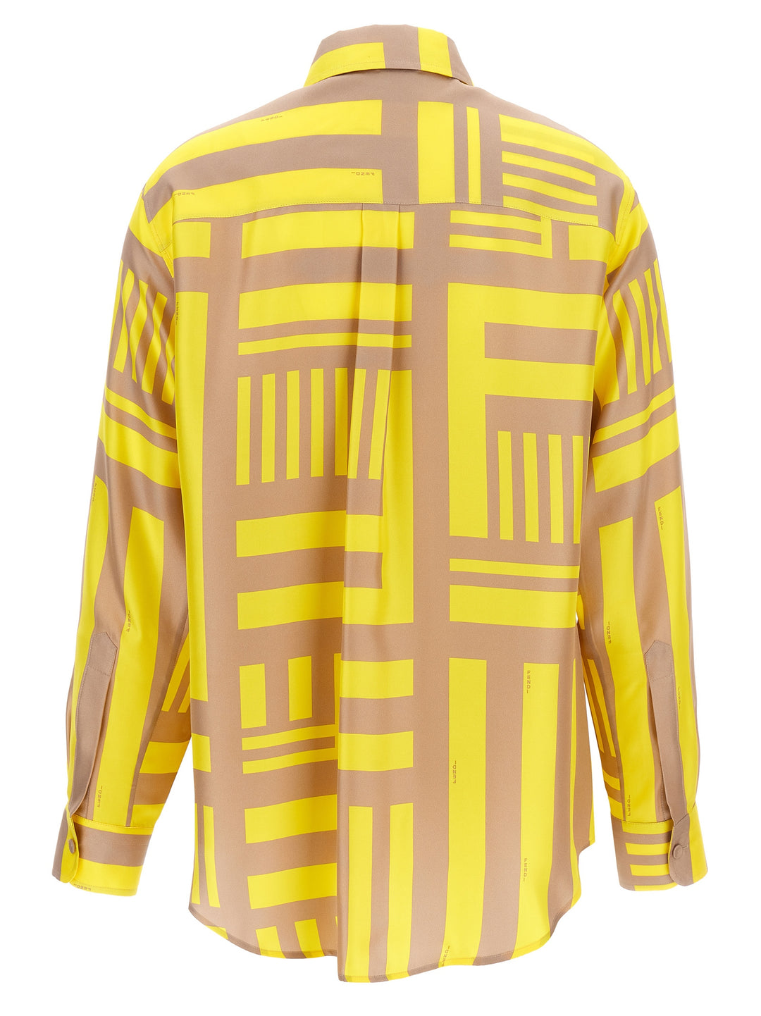 Fendi Labyrinth Shirt, Blouse Yellow