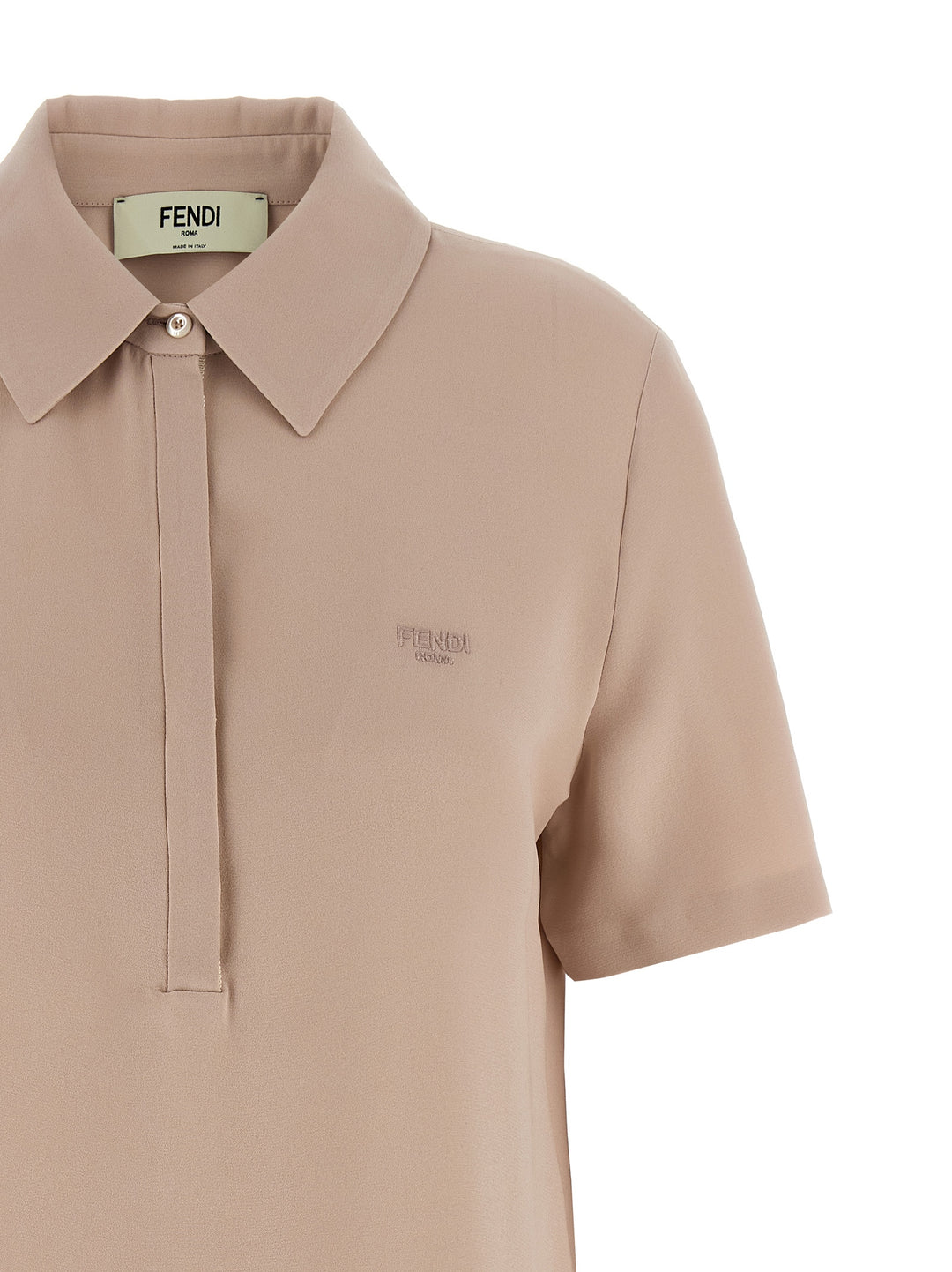 Fendi Silk  Shirt Polo - Pink | ddef2f82eda4c1a18c001d2eb8757458348afc6d