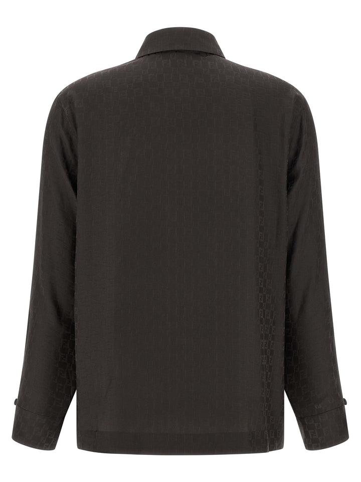 Fendi Chess Ff Shirt and Blouse - Brown | 401a54011566f6f31ff024ce3451664e0b00138b
