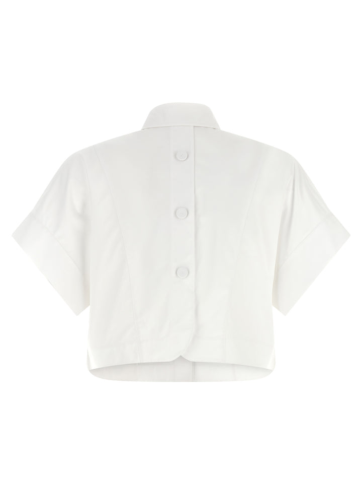 Fendi Maxi Button Shirt Shirt and Blouse - White | a77747a769fd331a51bf15dde120f197c856c3c7