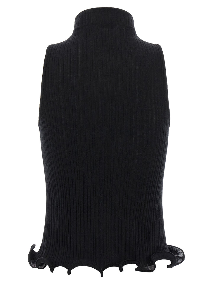 Fendi Ruffled Top Tops - Black | 2db81b7479bb429c9a5e896bef7e56c569377657