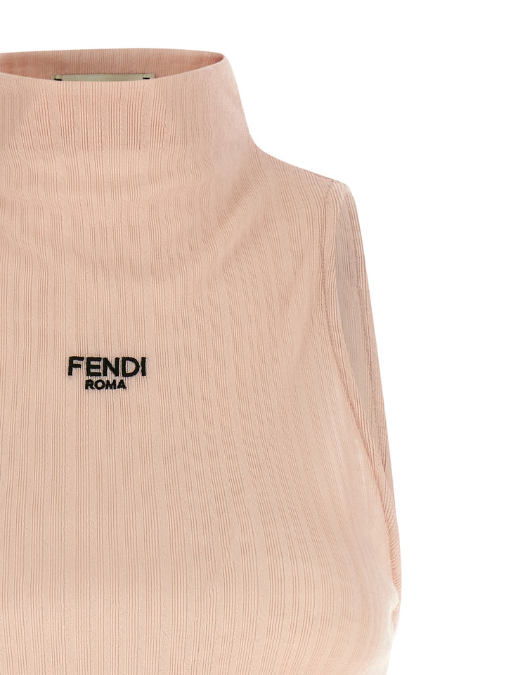 Fendi Ruffled Top Tops - Pink | 4716afd57481482439a9a860d797bfb9b6af1601