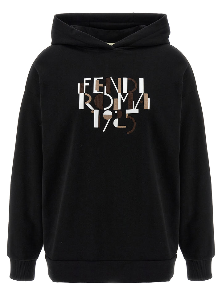Fendi Fendi Roma Sweatshirt - Black | 58ee5789e7ce02cfa98cff22bf4c4935aede1f09
