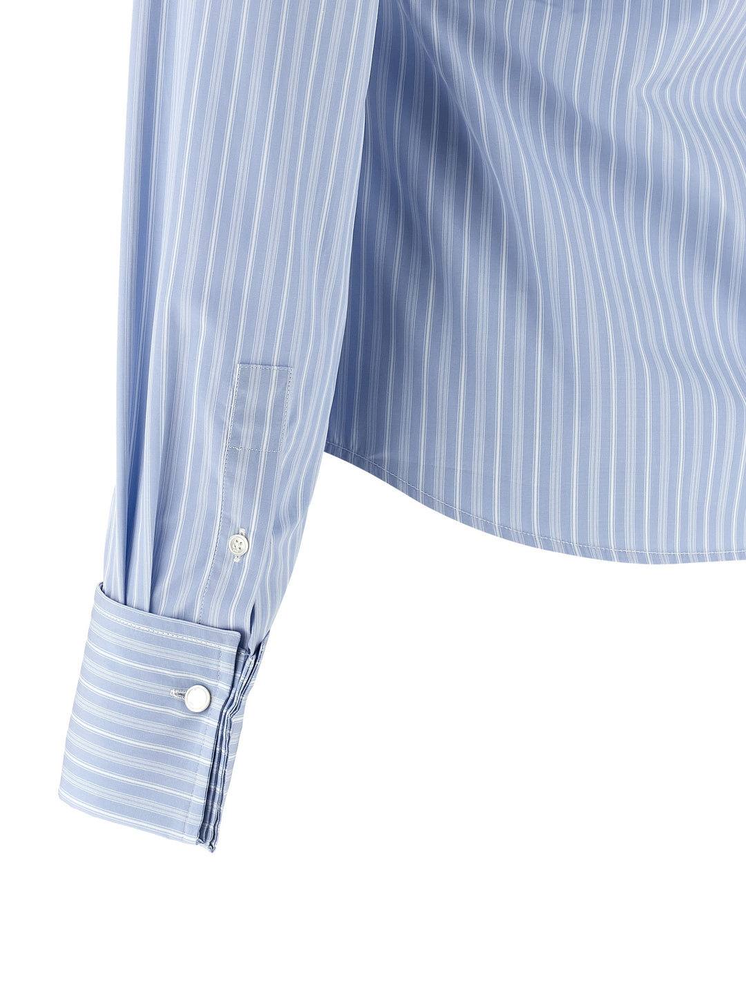 Ami Paris Jabot Shirt Shirt and Blouse - Light Blue | 0753d98ec0bea1b07e10e7ae1e802e53441db593