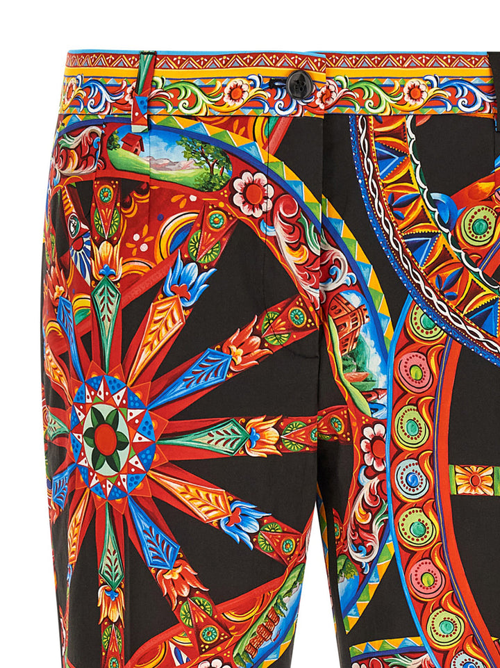 Dolce & Gabbana Carretto Pants - Multicolor | 90581d7c4146dca2e0508f84bbad684ca7e047d0