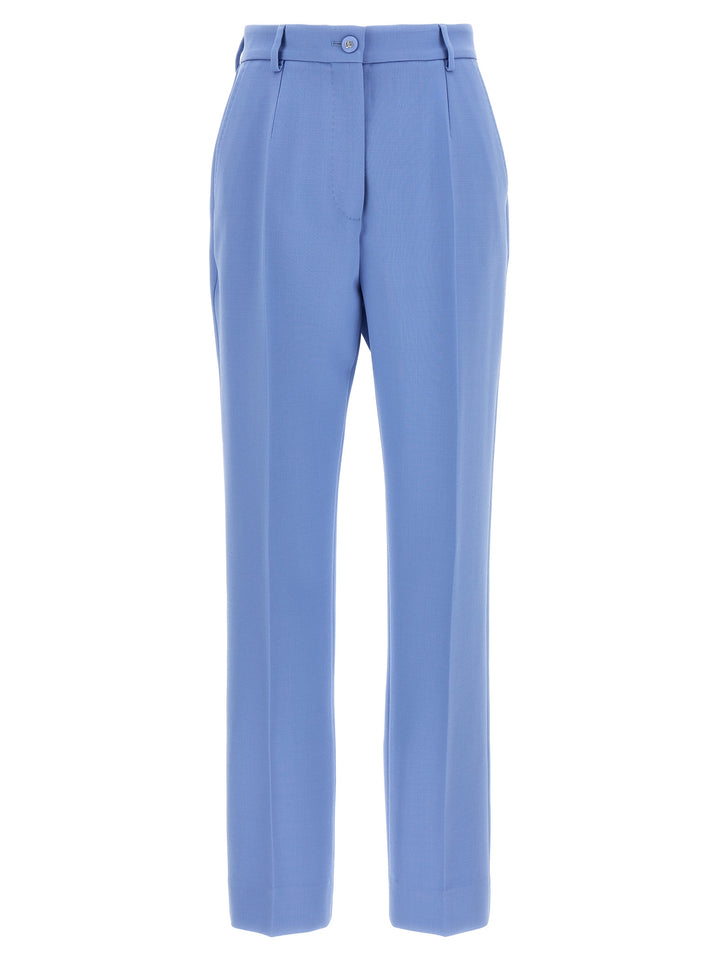 Tailored Trousers Pants Light Blue