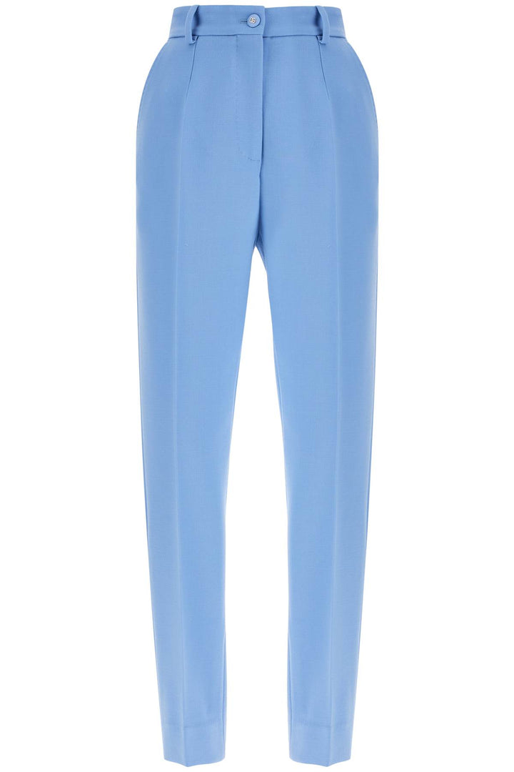 Wool Crepe Trousers For Women