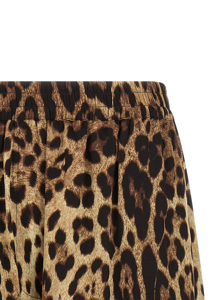 Dolce & Gabbana Leopard Shorts Bermuda and Short - Brown | 70c306726cbf285b1f72839132d4328e084969e1