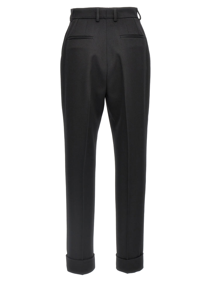 Tailored Trousers Pants Black