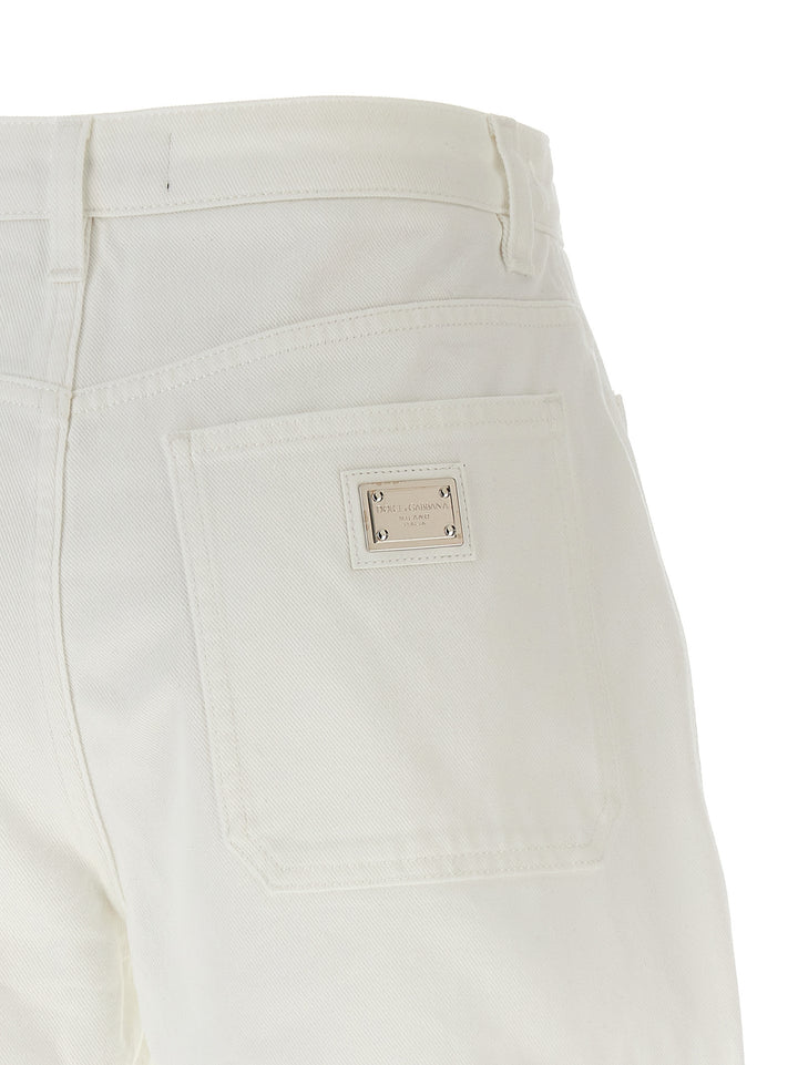 Denim Shorts Bermuda, Short White