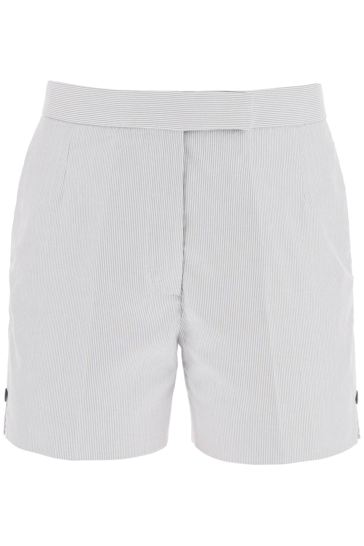 Shorts With Pincord Motif