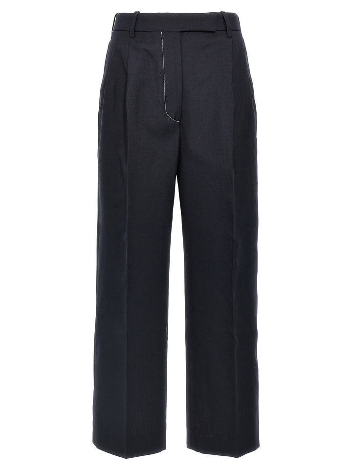 Wool Pants Blue