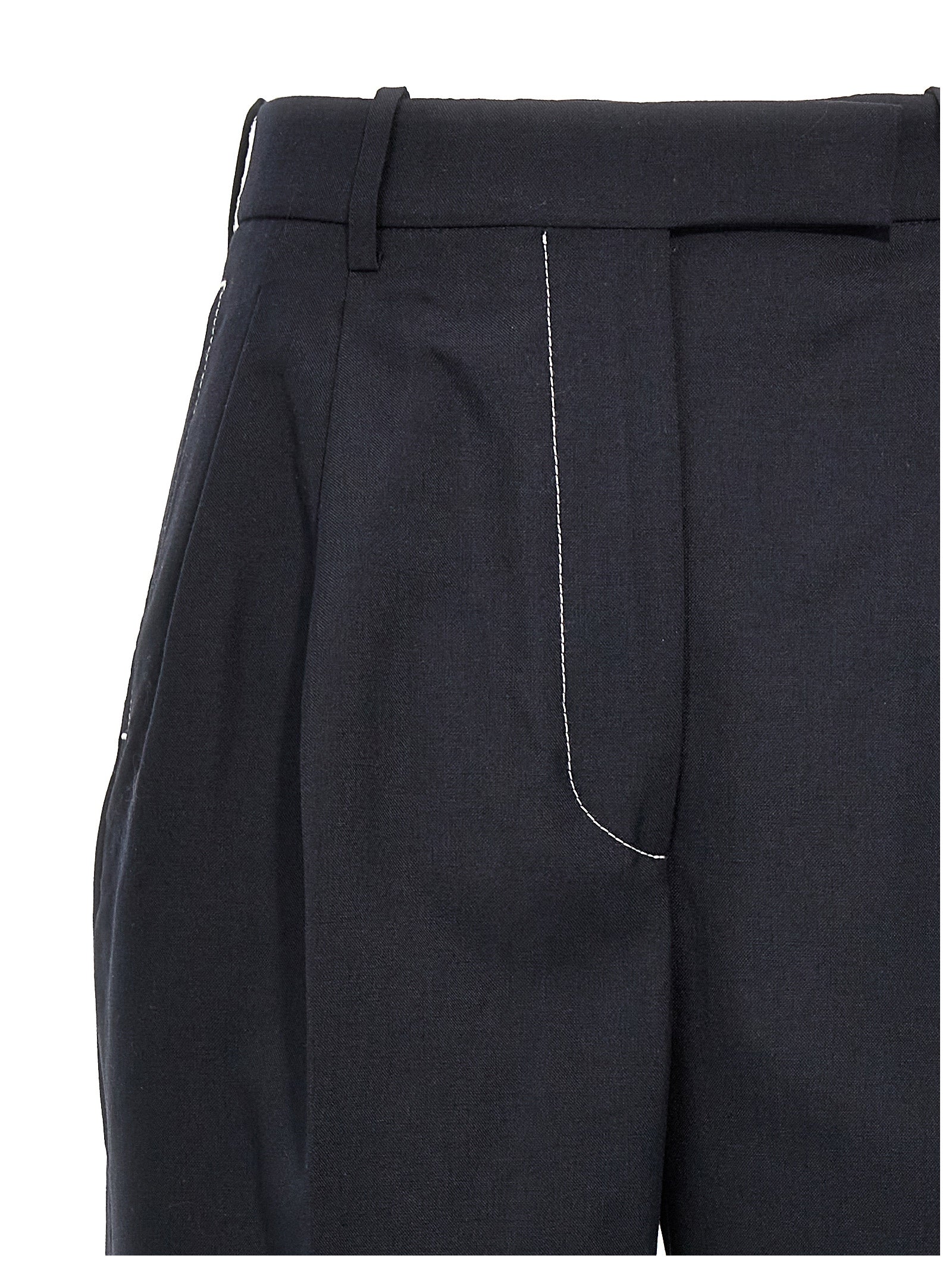 Thom Browne Wool Pants Blue | Wanan Luxury