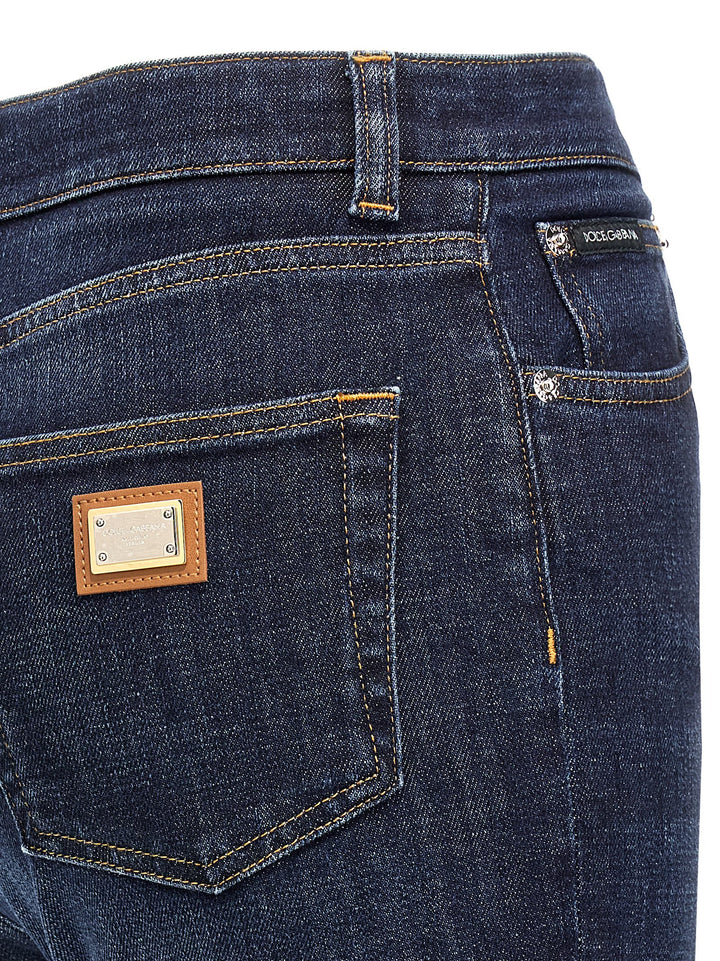 Dolce & Gabbana Five-Pocket Jeans - Blue | 8cb9476131b12d7c0991203b38ab8be49201ac96