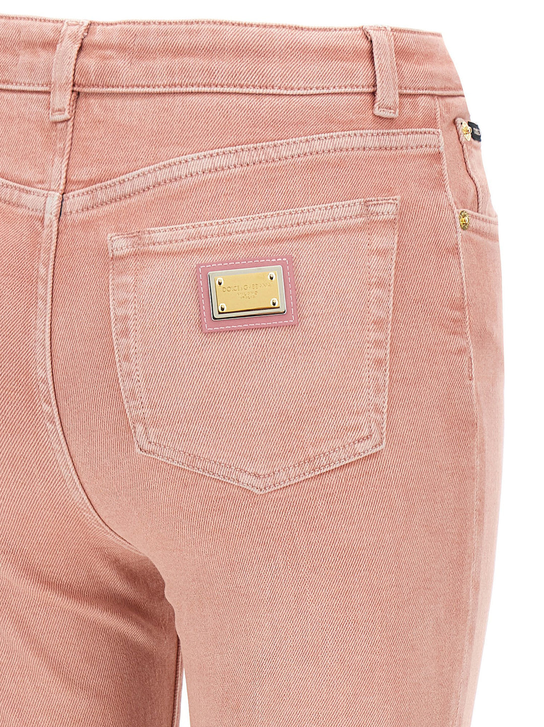 Dolce & Gabbana High Waist Jeans - Pink | 796e2a04814fc81566ba9593b412137368c53de5