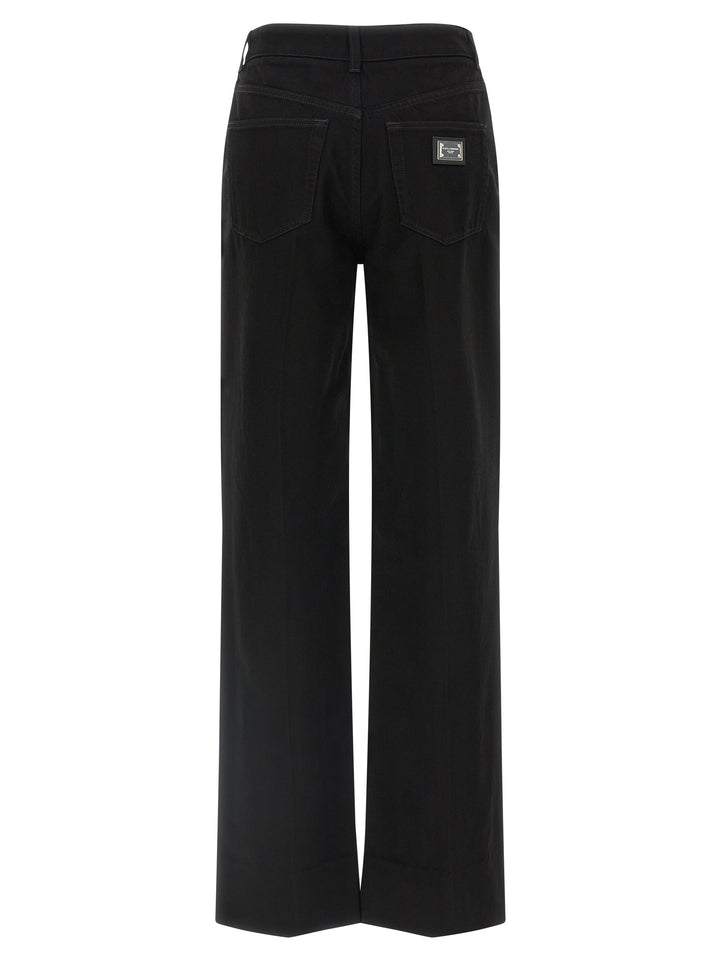 Dolce & Gabbana Flare Pants - Black | f3443c9498498930e9b2c6abd33f783f68eca566