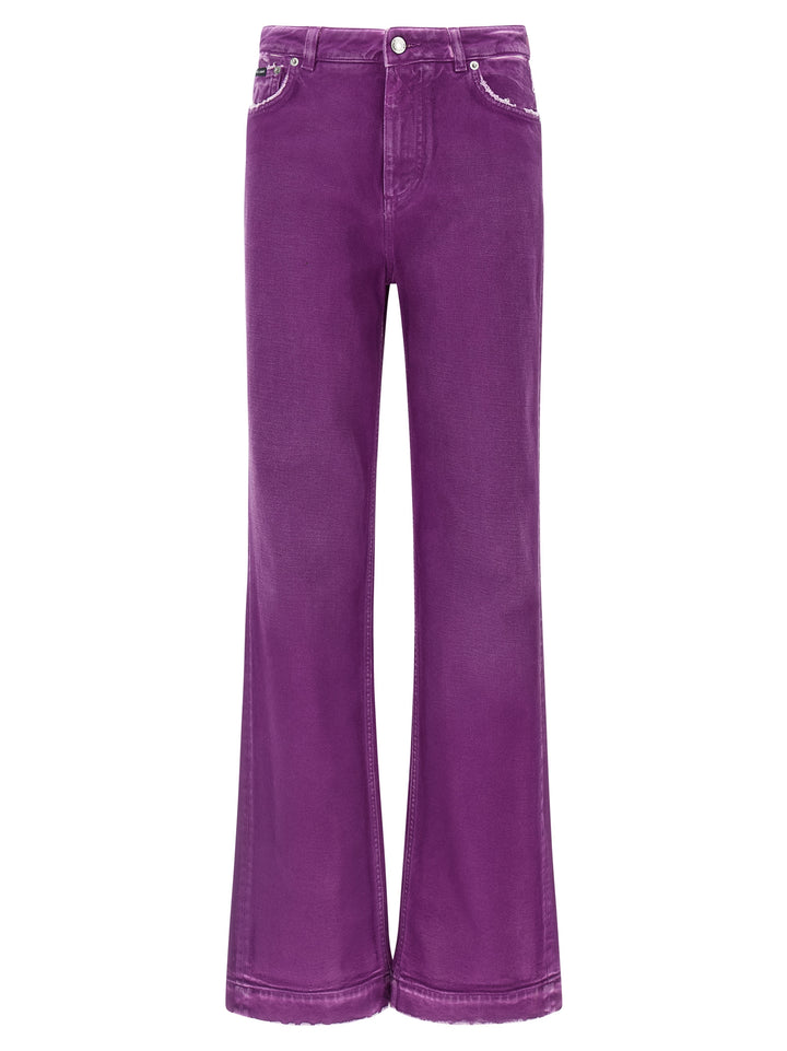 Dolce & Gabbana 5-Pocket Pants - Purple | 983ec1429422b3a00728dea579363c19b9fdeb7c