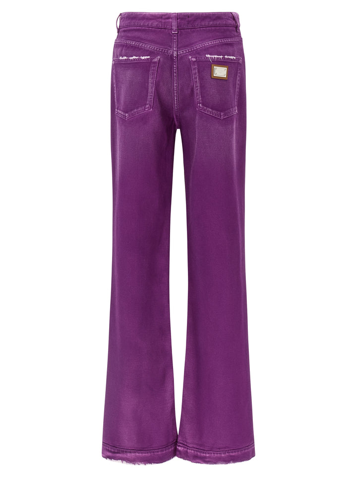 Dolce & Gabbana 5-Pocket Pants - Purple | 25e3dc72fefc3efde51f4b47ecf71ace33b3108f