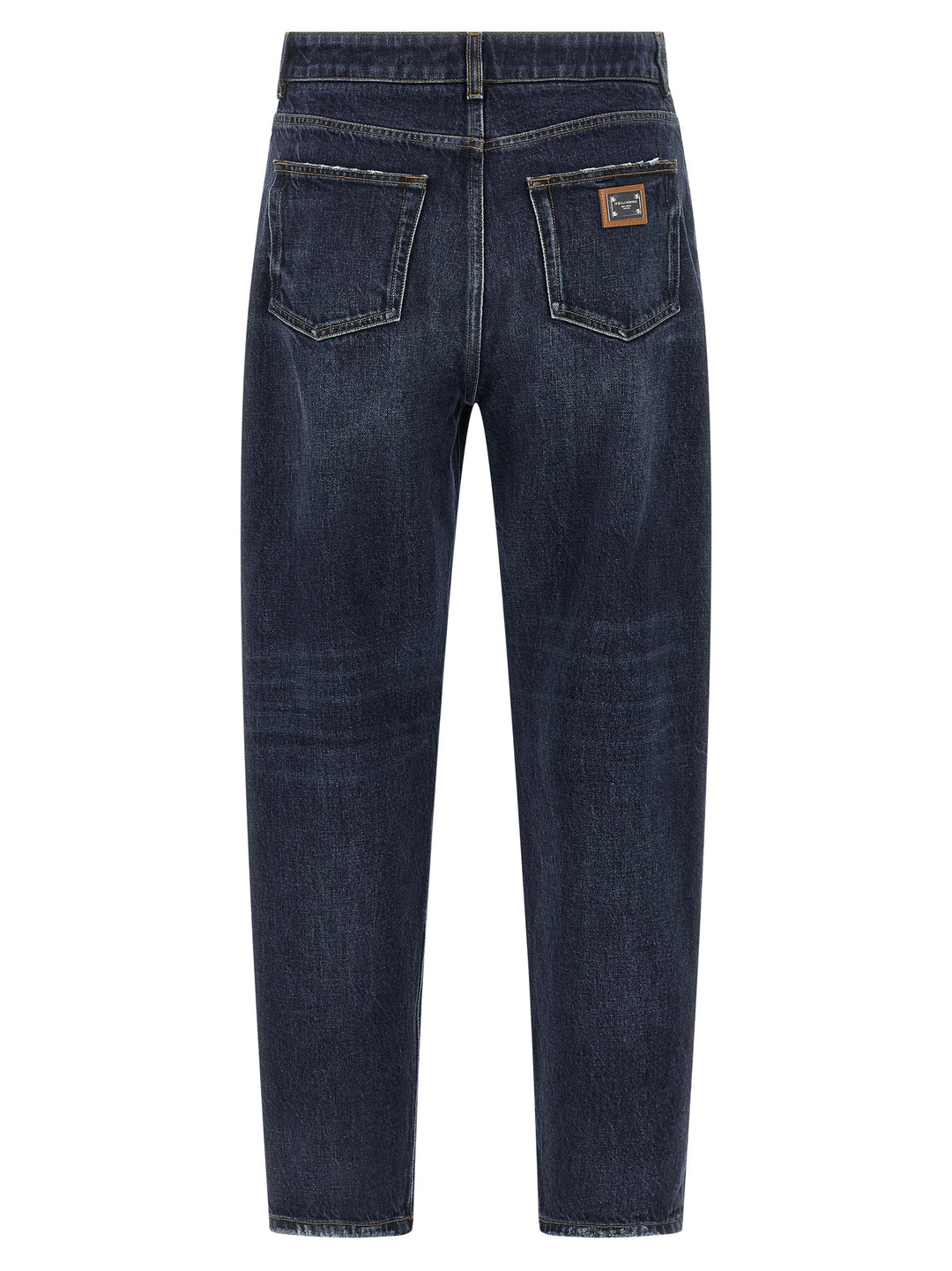 Dolce & Gabbana Logo Tag Jeans - Blue | 714d87c7b0fae24797c0ef046b1c7f565a4f7c4a