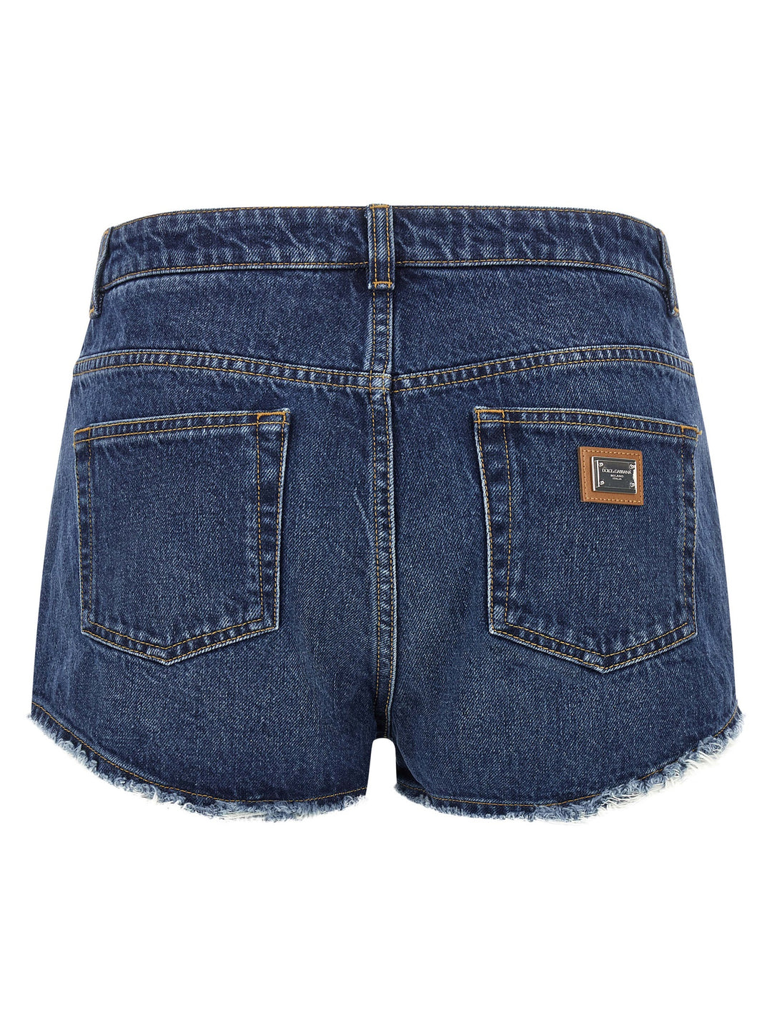 Dolce & Gabbana Logo Plate Shorts Bermuda and Short - Blue | 1ebac152df69728f2c8b9bf32c26e7295b483f59