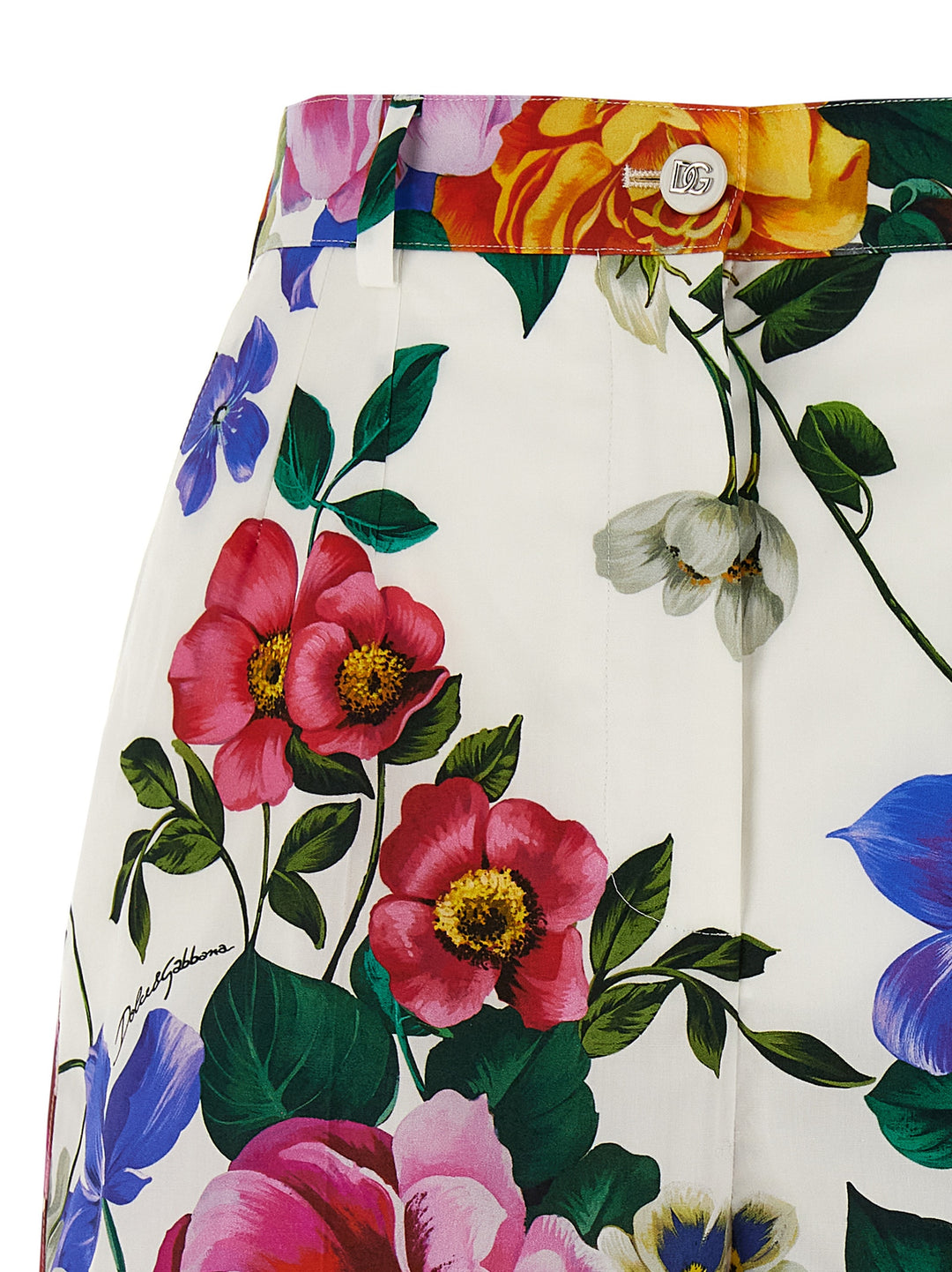 Dolce & Gabbana Bouquet Bermuda and Short - Multicolor | 573371b0cb9a480e2c72a465059a23e7aaf1cc97