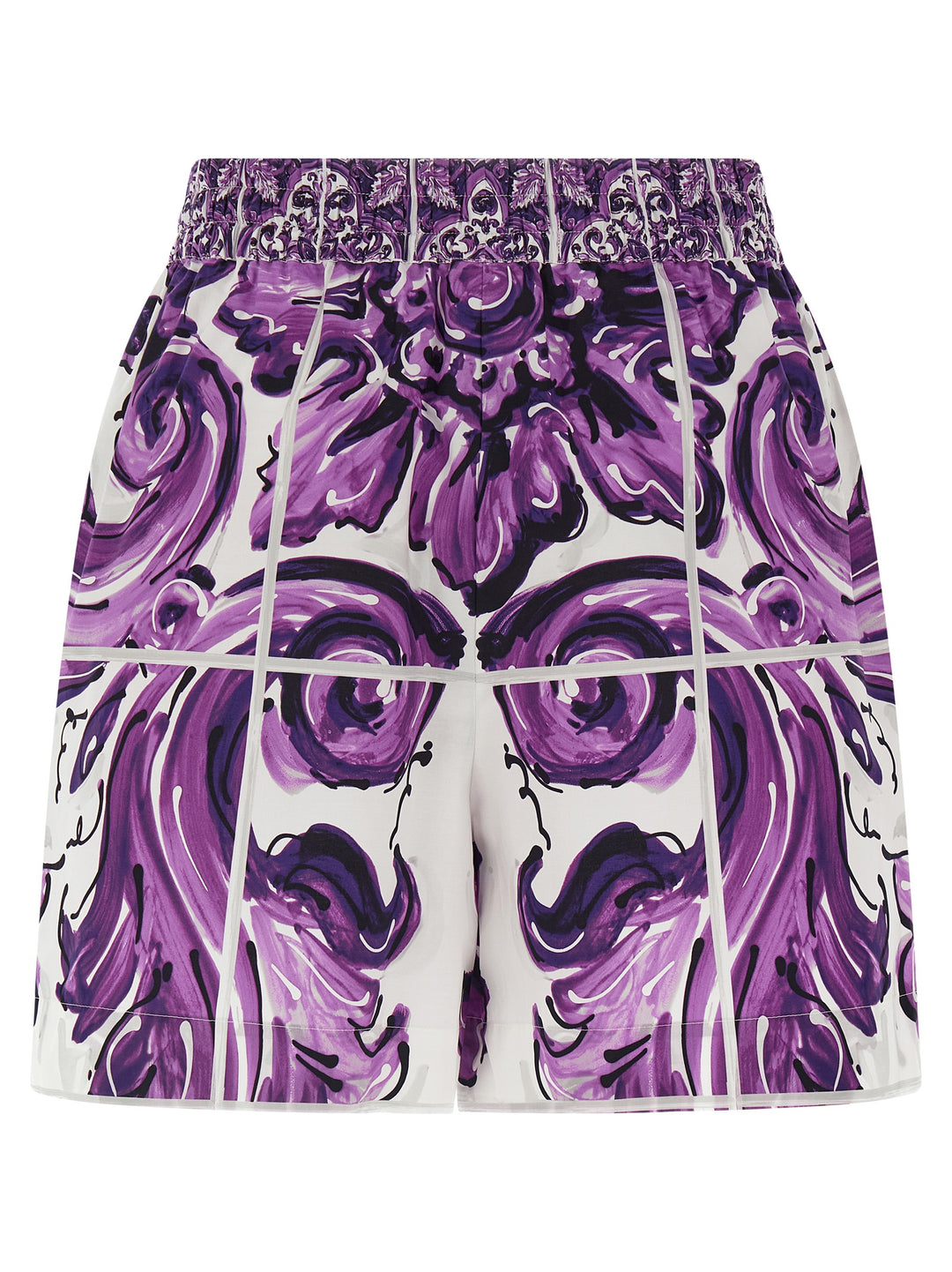 Dolce & Gabbana Maiolica Bermuda and Short - Multicolor | 9d7b4b11c08aae5d19f878aca1ce7063af619a80