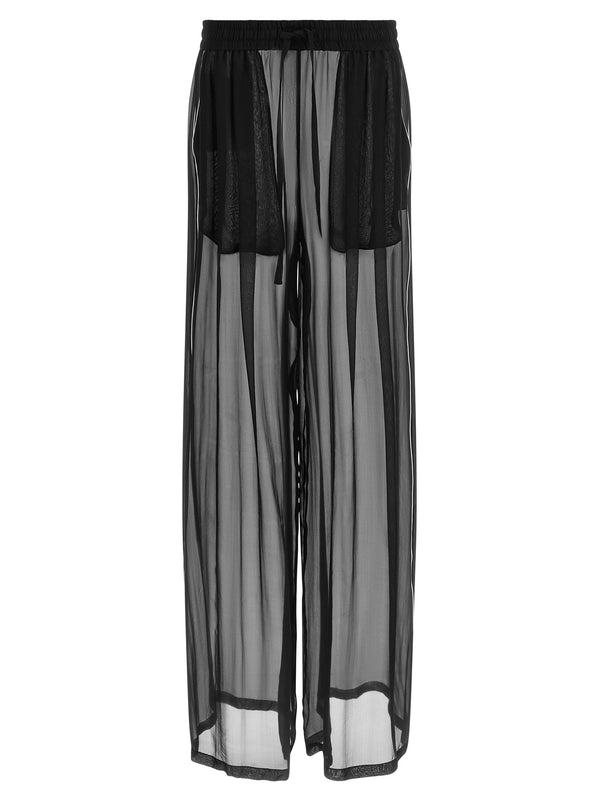 Chiffon Pants Black