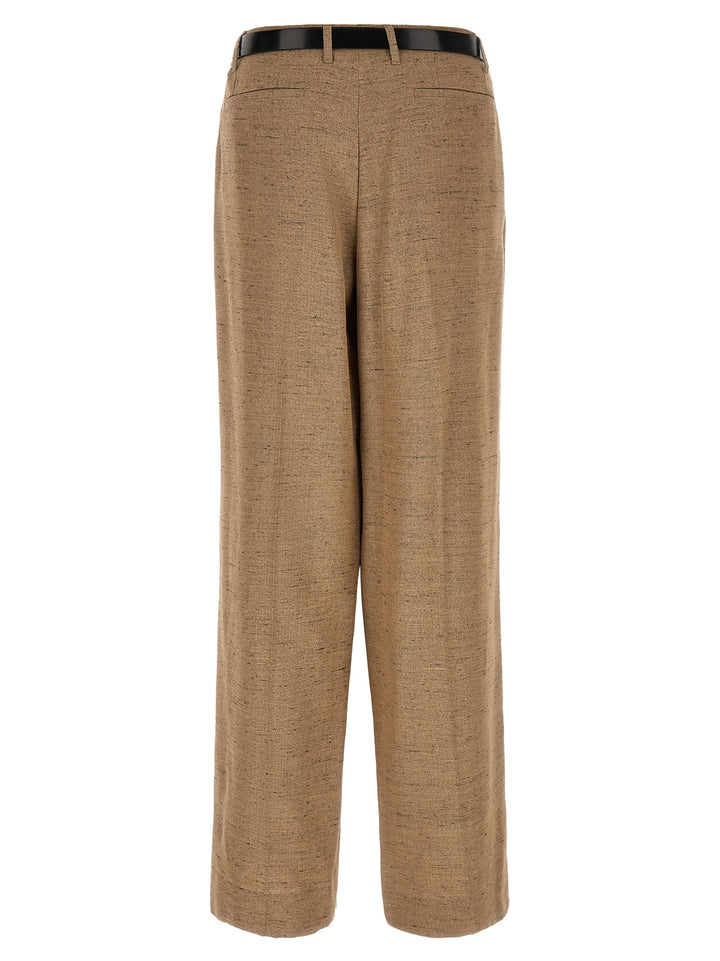 Dolce & Gabbana Tweed Effect Trousers Pants - Beige | 4d7cf074da69c77a95042134ddac0b30f572322c