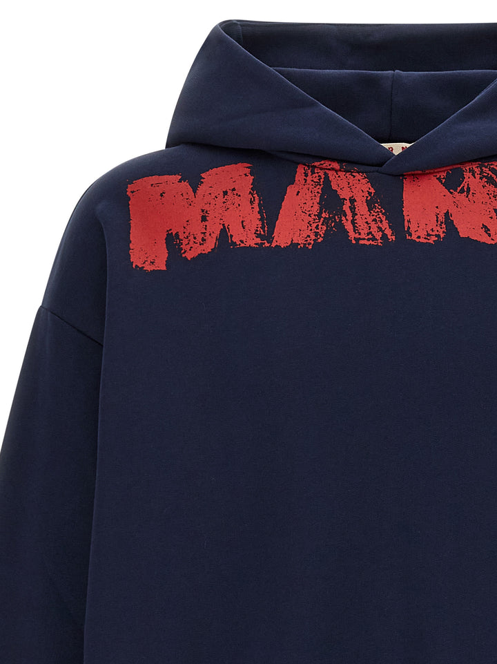 Marni Marni Monolith Sweatshirt - Blue | a7467b7d170bee0fcd99944a9189048499480622