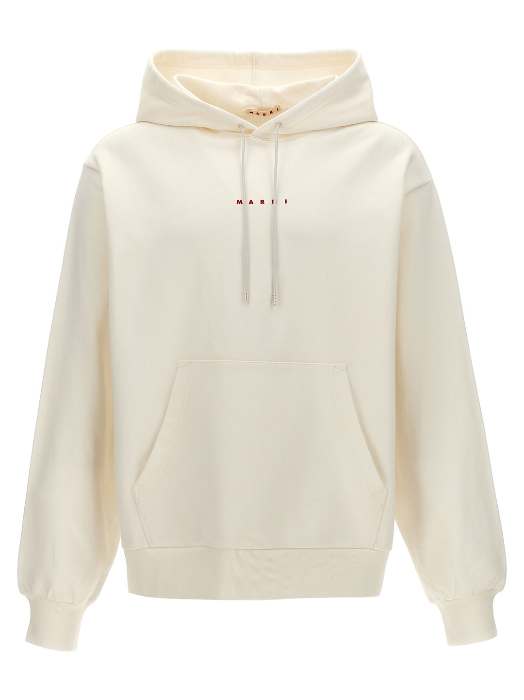 Marni Logo Hoodie Sweatshirt - White | 67c085b241cd5e5e1ecc0358386bbe0b5a1f2192