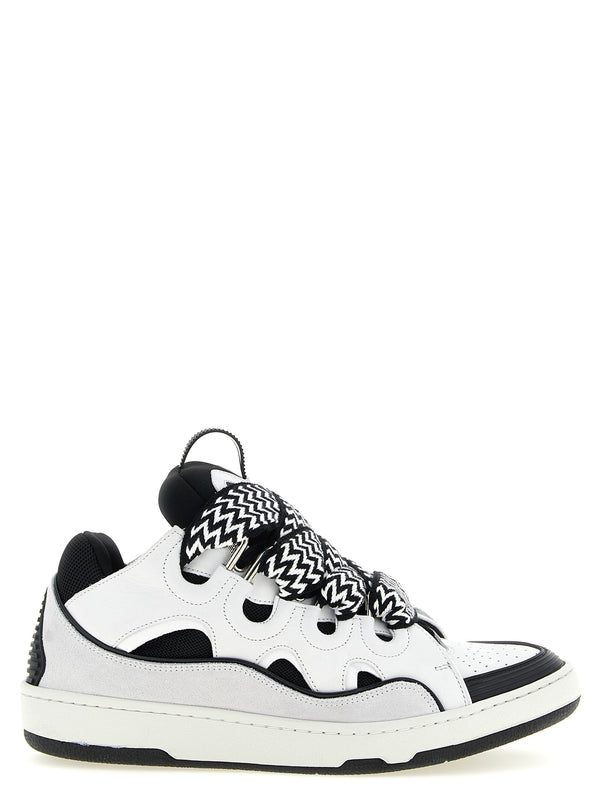 Curb Sneakers White/Black