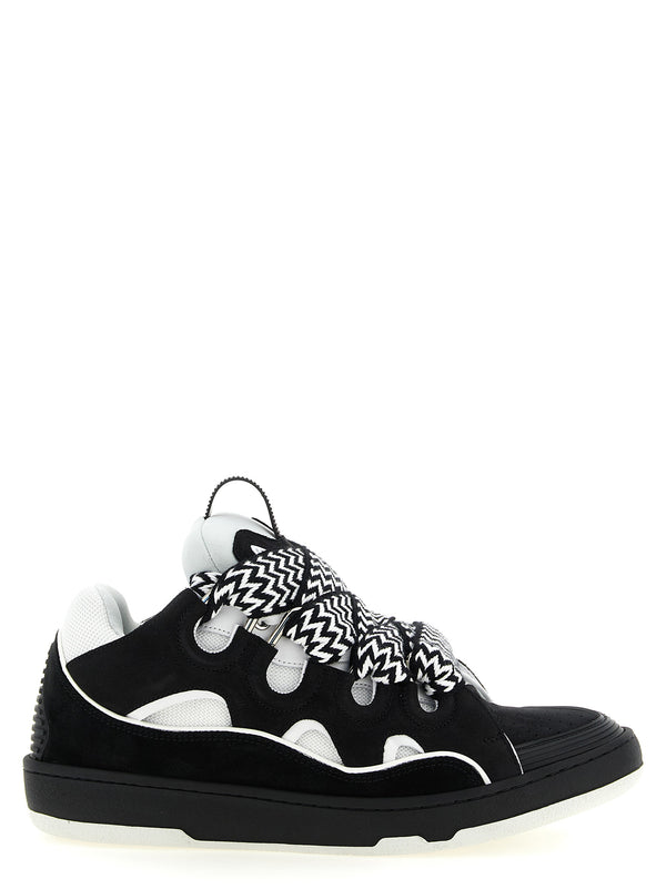 Curb Sneakers White/Black