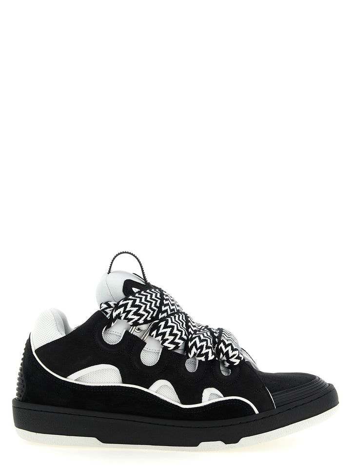 Lanvin Curb Sneakers - White/Black | a2f51c588fda5eb043e2e9e026a0a6c1892b367b