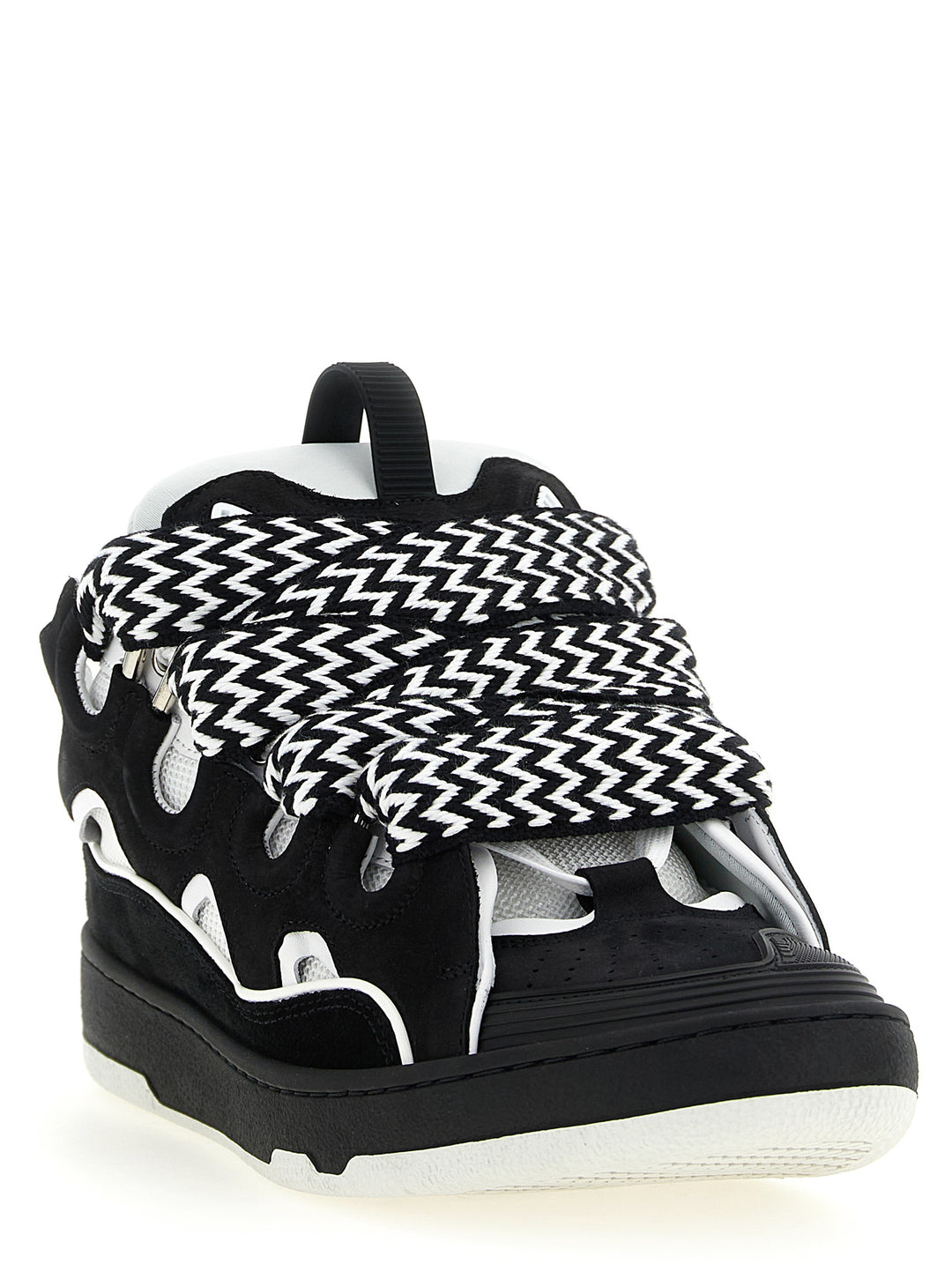 Lanvin Curb Sneakers - White/Black | 8b938b414e304194c1e3418f13d8af6f25ef696e