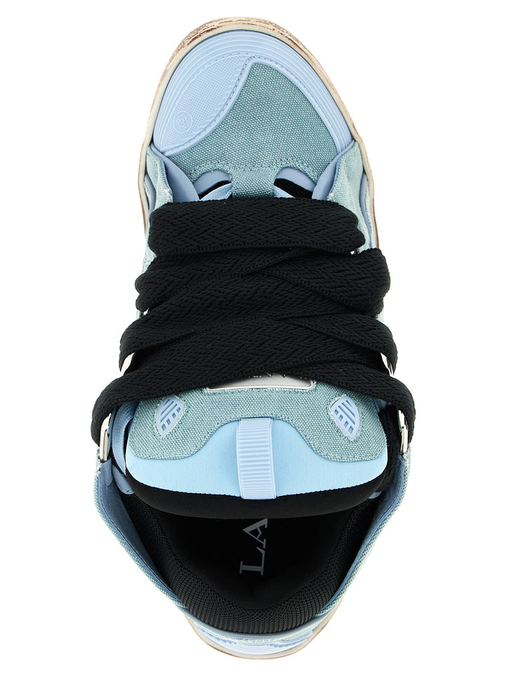 Lanvin Curb Sneakers - Light Blue | 9d02724a11bd86c25894e56c088d692af94334e0