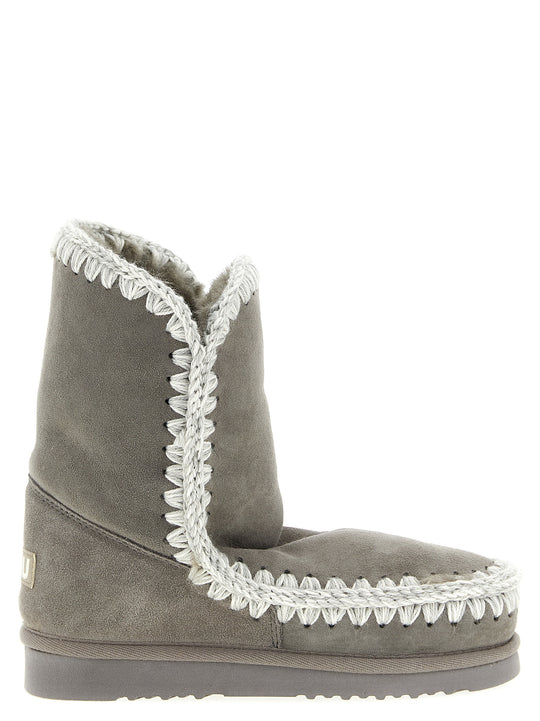 Eskimo 24 Suede Boots And Ankle Boots Gray