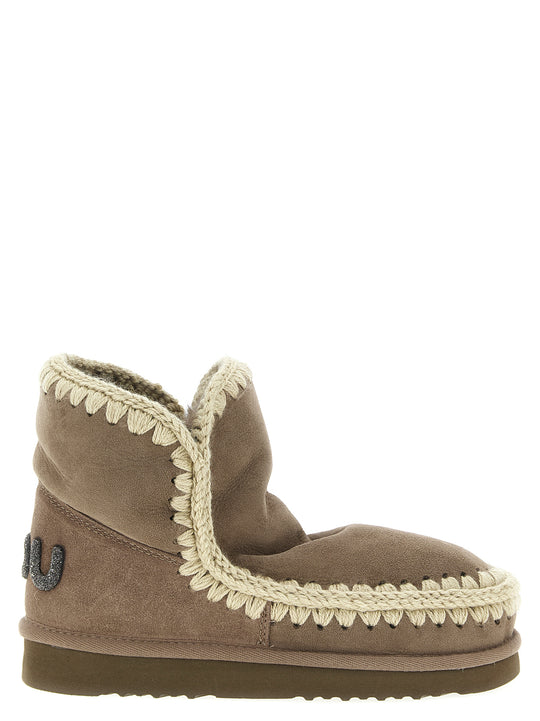 Eskimo 18 Glitter Logo Boots And Ankle Boots Brown